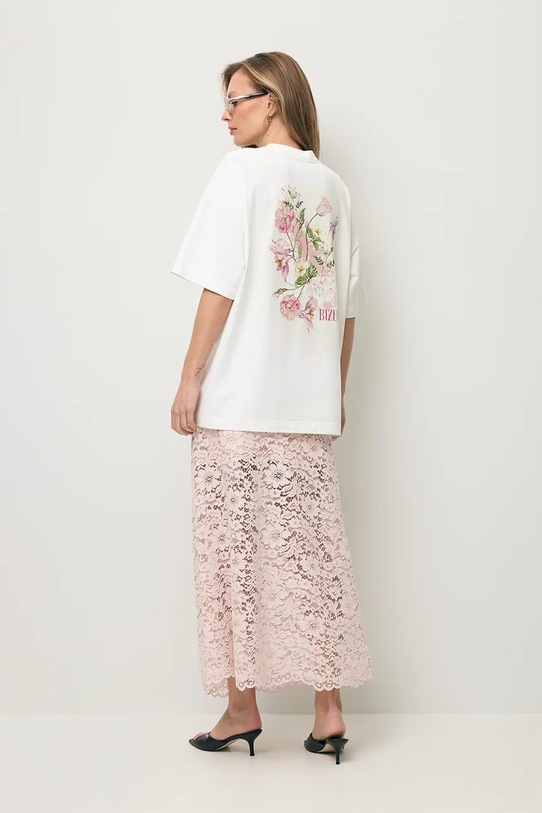 Odzież BIZUU spódnica MILKY MILKY.ROZOWY różowy