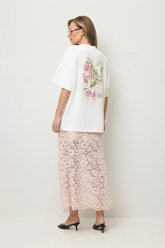 Odzież BIZUU spódnica MILKY MILKY.ROZOWY różowy