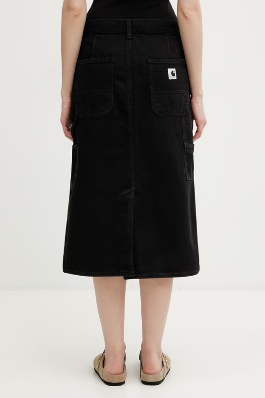 Odzież Carhartt WIP W' Single Knee Skirt spódnica jeansowa I034224.8906 czarny