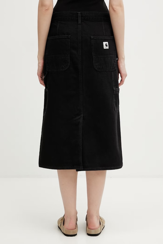 Odzież Carhartt WIP W' Single Knee Skirt spódnica jeansowa I034224.8906 czarny