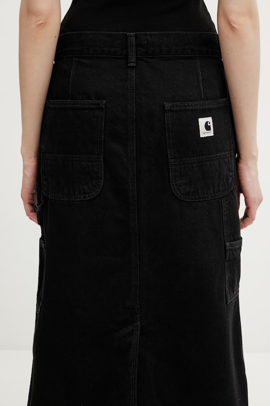 Carhartt WIP W' Single Knee Skirt spódnica jeansowa czarny I034224.8906