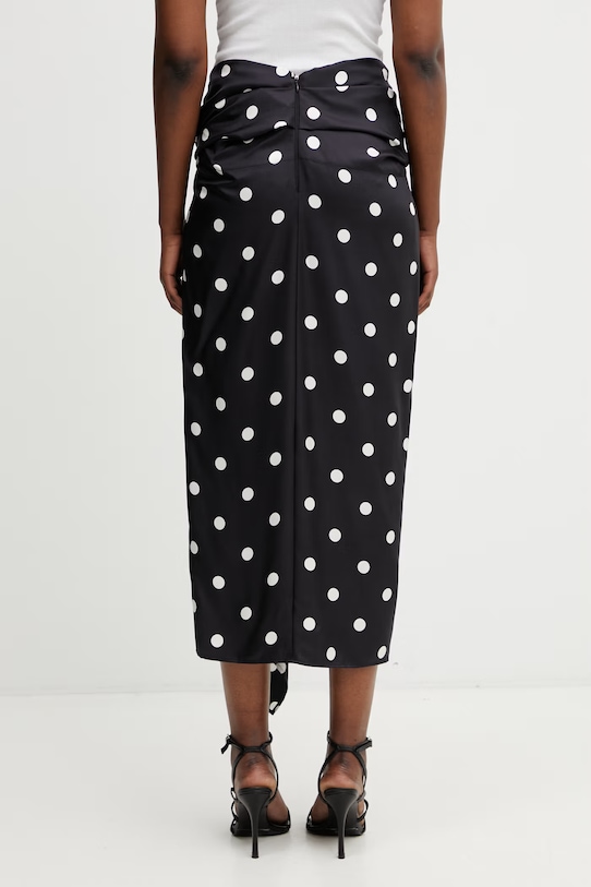 Odzież Sportmax Spxgentile spódnica jedwabna 2612101012600 czarny