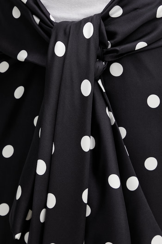 Sportmax Spxgentile spódnica jedwabna czarny 2612101012600