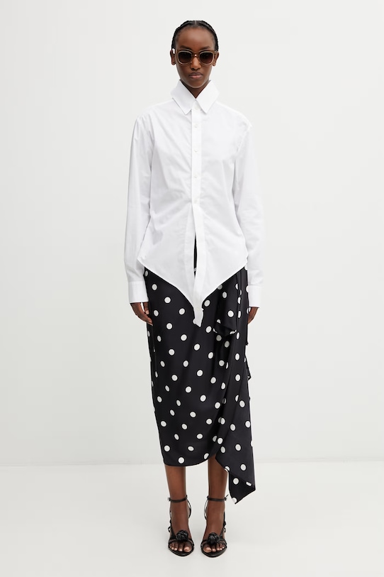 Sportmax Spxgentile spódnica jedwabna 2612101012600