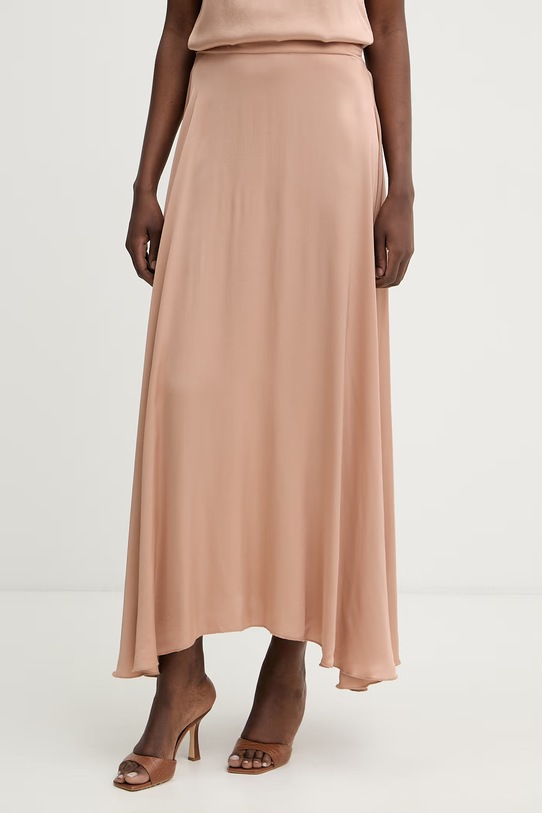 Haveone spódnica z wiskozy beżowy GWG.Q007