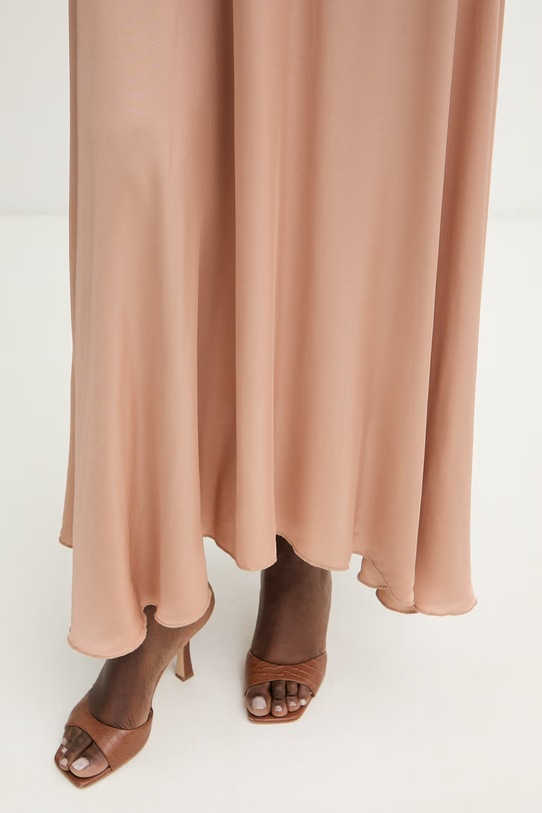 Haveone spódnica z wiskozy beżowy GWG.Q007