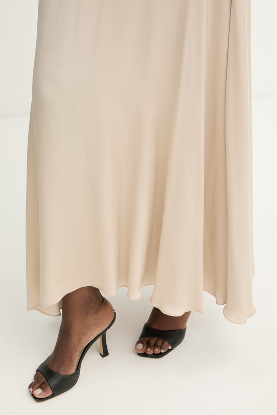 Haveone spódnica z wiskozy beżowy GWG.Q007