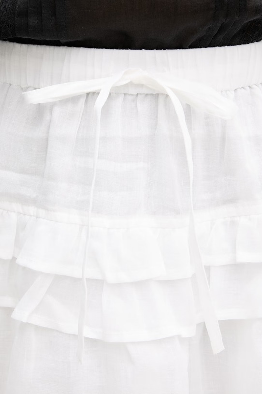 Isabelle Blanche spódnica lniana beżowy IS26SS.G045.T017