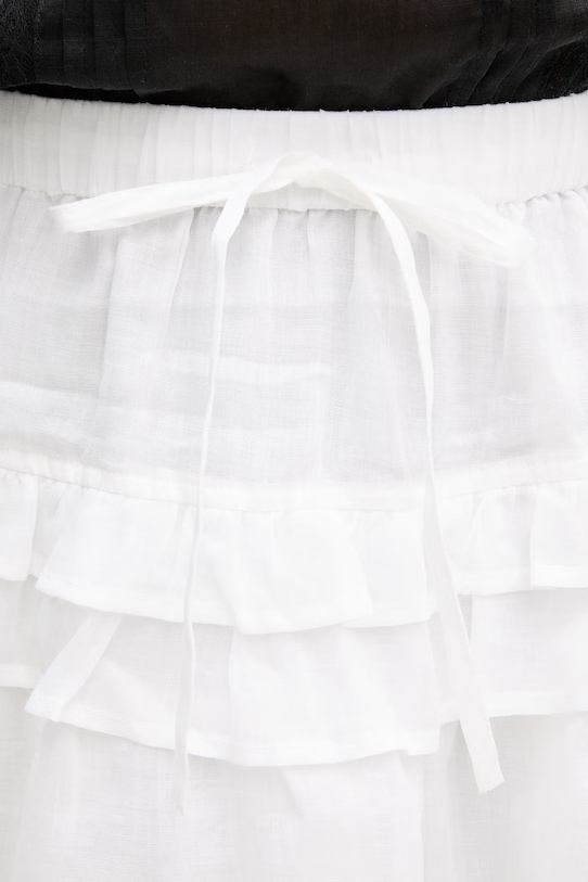 Isabelle Blanche spódnica lniana beżowy IS26SS.G045.T017