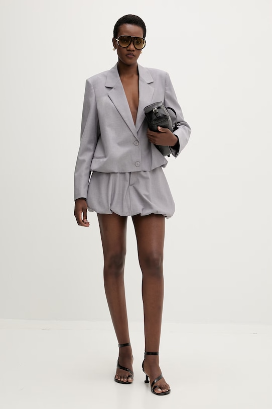 Isabelle Blanche gonna bomber con viscosa IS26SS.G094.T007 grigio SS26