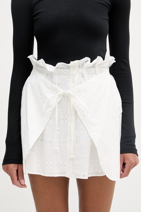 Isabelle Blanche spódnica bawełniana beżowy IS26SS.G124.T019