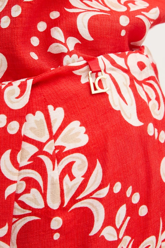 Lola Casademunt spódnica z wiskozy czerwony LS2608015