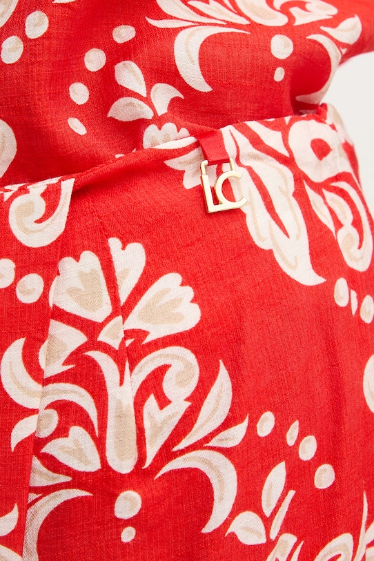 Lola Casademunt spódnica z wiskozy czerwony LS2608015