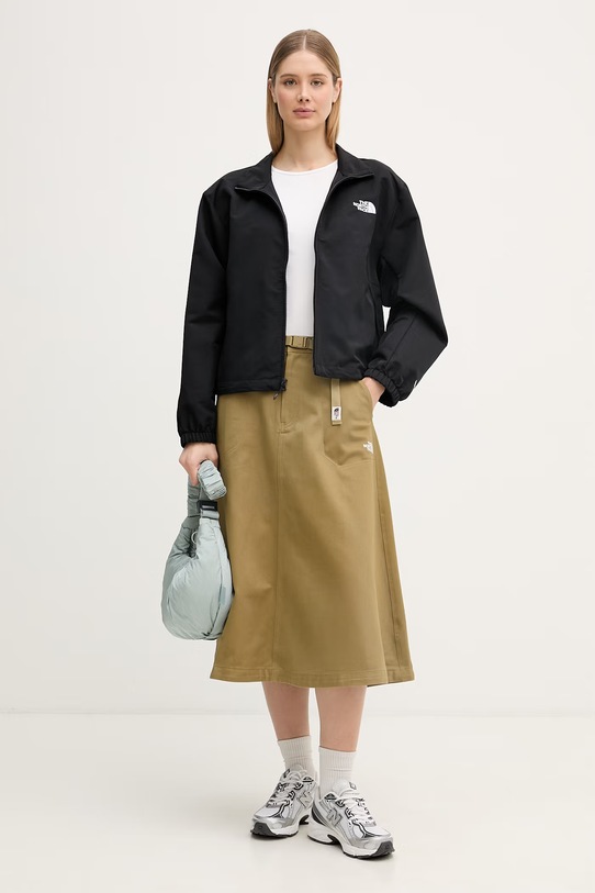 The North Face spódnica jeansowa Twill NF0A8DWY2EL1 zielony SS26