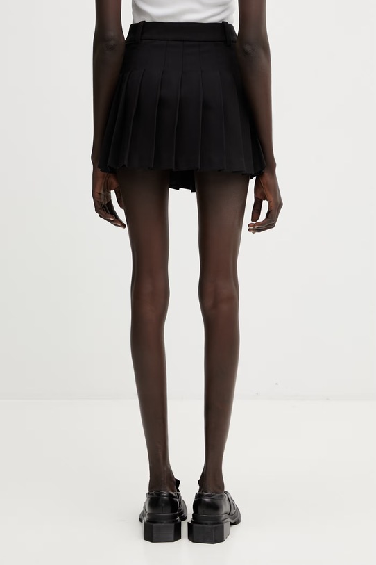 Clothing WRSTBHVR Nuria pleated skirt with wool blend W6726AM.3455 black