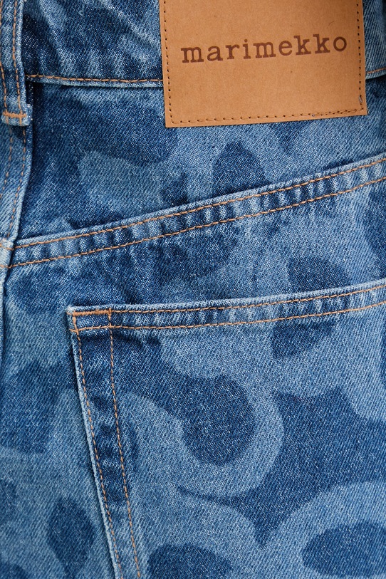 Marimekko fustă din denim albastru 095422