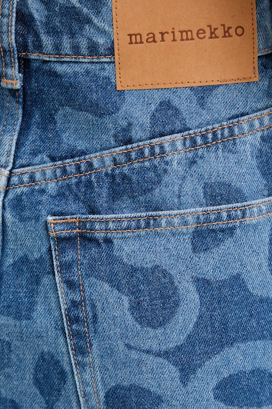 Marimekko fustă din denim albastru 095422