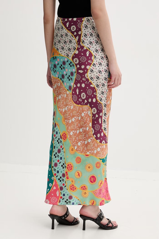 Odzież Never Fully Dressed spódnica z wiskozy NFDSK816 multicolor