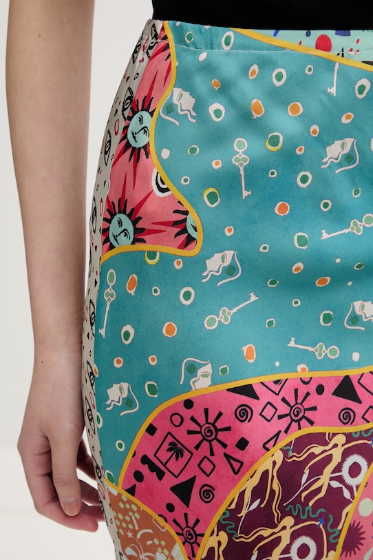 Never Fully Dressed gonna in viscosa multicolore NFDSK816