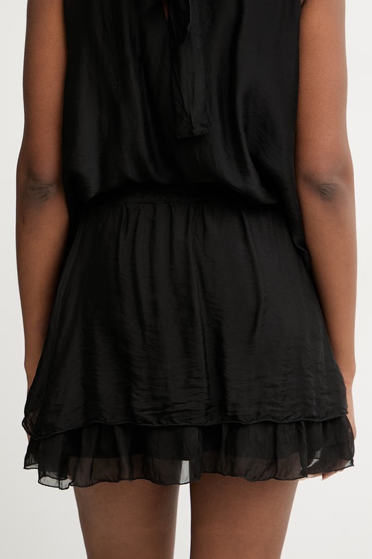 Odzież Haveone spódnica z dodatkiem jedwabiu GCH.Q005 czarny