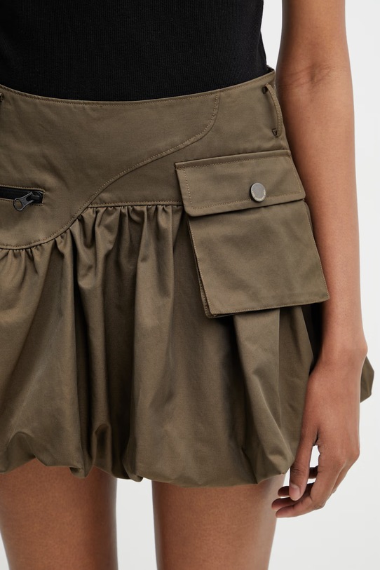 Andersson Bell Cargo Balloon spódnica bombka z bawełną apa897w zielony