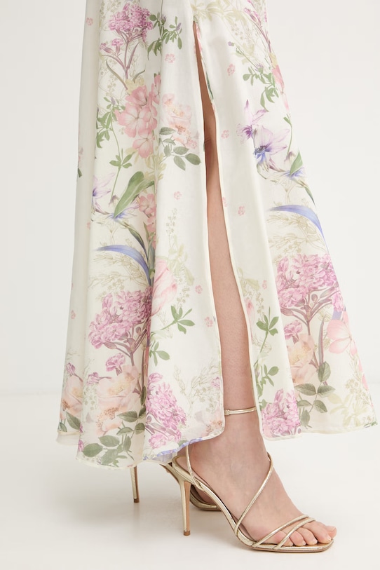 Charo Ruiz Ibiza спідниця із розрізом з бавовною Ventine бежевий 266402.