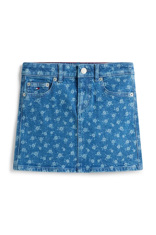Tommy Hilfiger spódnica jeansowa dziecięca KG0KG08952.128.176.PPY2 niebieski SS26