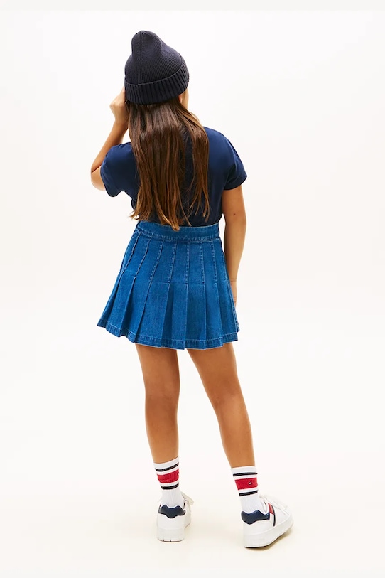 Tommy Hilfiger spódnica jeansowa dziecięca niebieski KG0KG09341.128.176.PPY2