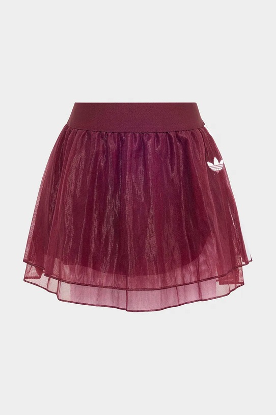 adidas Originals spódnica dziecięca KC6798 bordowy SS26