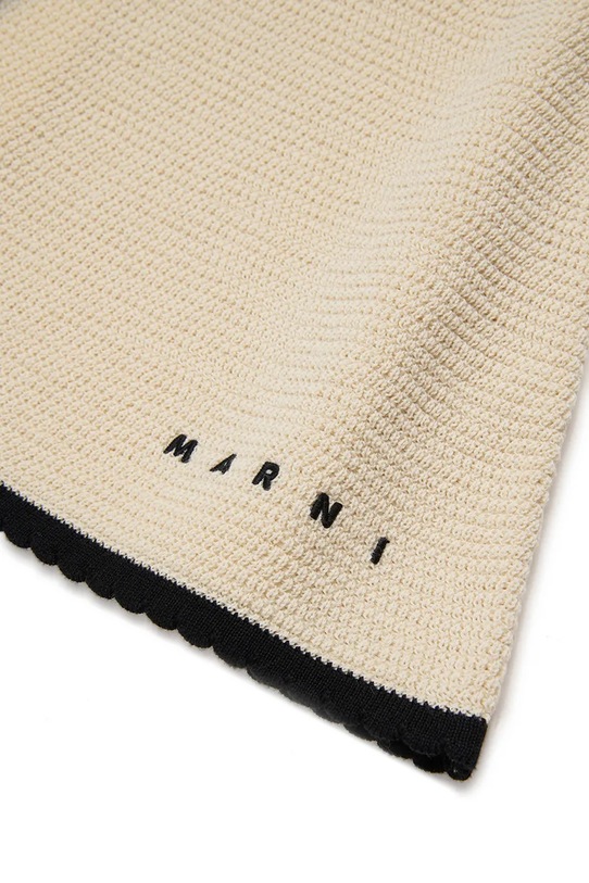 Marni spódnica bawełniana MG177F SKIRT beżowy M01816.M00WZ