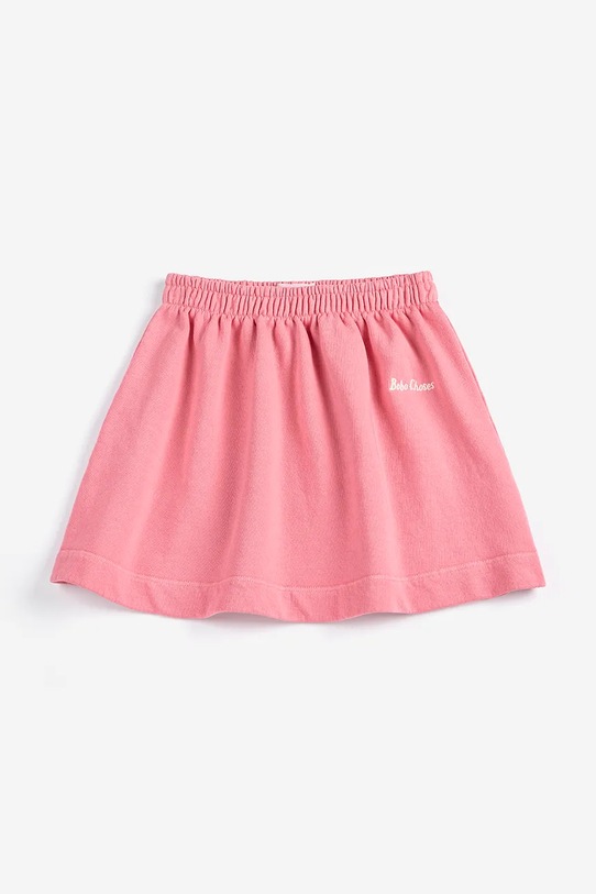 Bobo Choses spódnica bawełniana dziecięca 126AC076 różowy SS26
