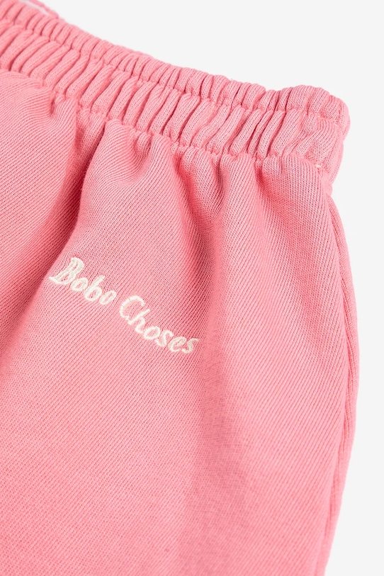 Κοριτσίστικα Παιδική βαμβακερή φούστα Bobo Choses 126AC076 ροζ