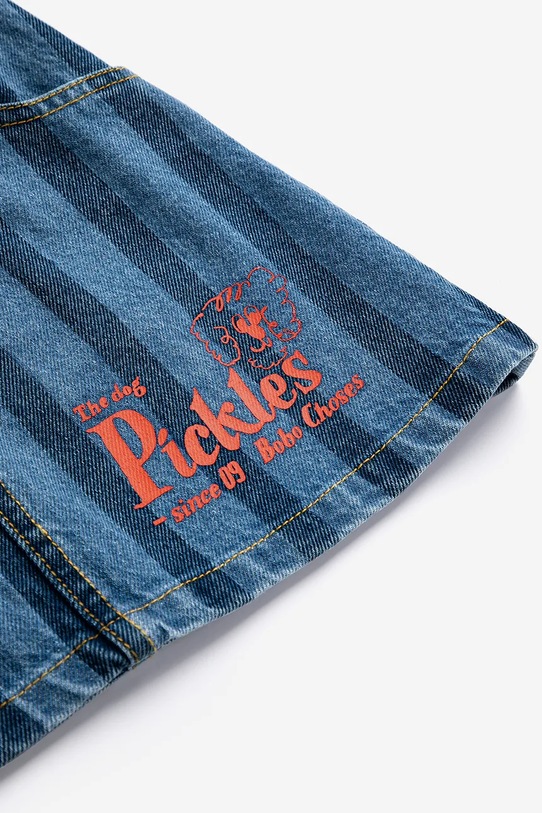 Dziewczynka Bobo Choses spódnica jeansowa dziecięca Pickles The Dog 126AC080 granatowy