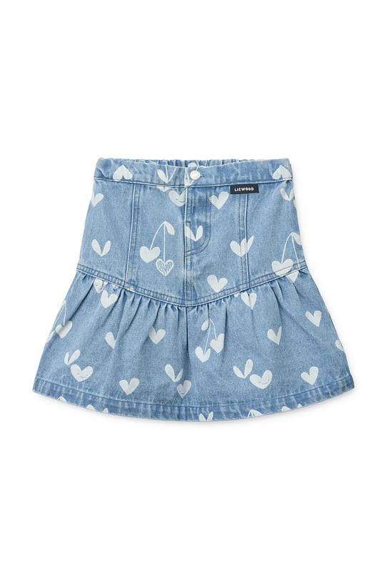 Liewood sukňa Dayla Printed Denim Skirt modrá LW20581.PPY2