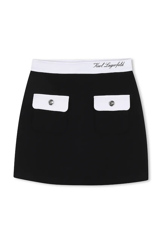 Dievčenská sukňa Karl Lagerfeld Z31115.114.150 čierna SS26