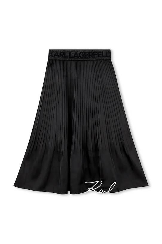 Dětská sukně Karl Lagerfeld nášivka černá Z31112.156.162