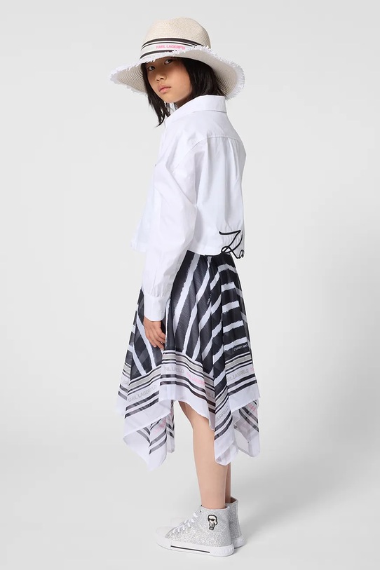 Dječja suknja Karl Lagerfeld Z31120.114.150 crna