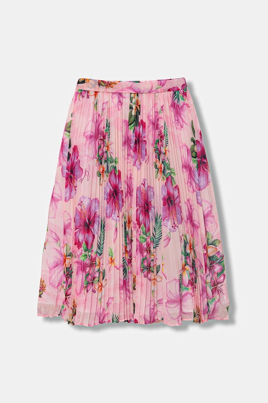 Guess spódnica plisowana J6GD21.WA2T0.PPY2.M różowy SS26