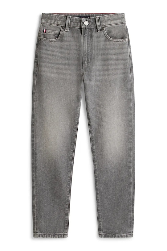 Tommy Hilfiger jeansy dziecięce STRAIGHT KB0KB10038.128.176.PPY2 szary SS26