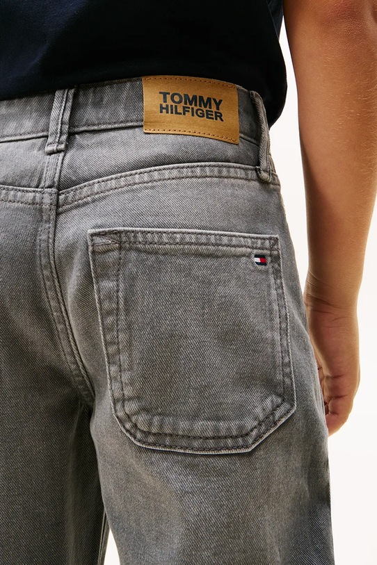 Tommy Hilfiger jeansy dziecięce STRAIGHT KB0KB10038.128.176.PPY2 szary