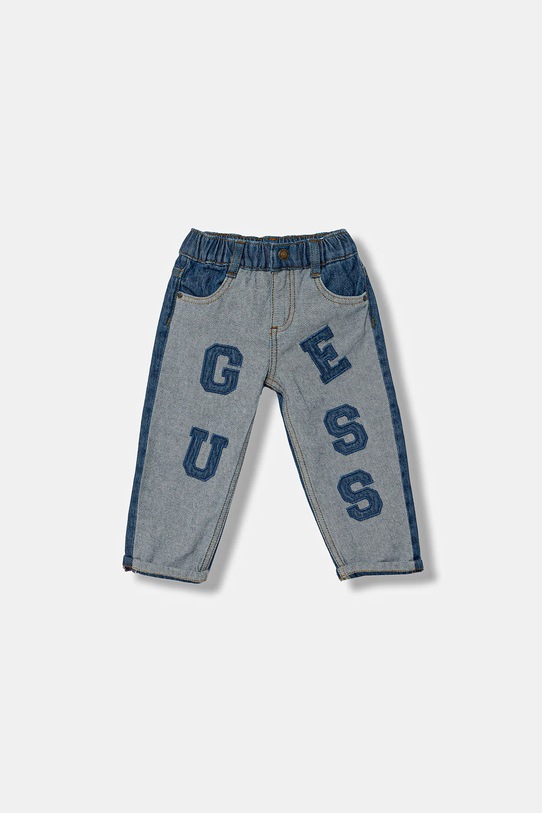 Guess jeansy dziecięce z regulacją niebieski N6RA04.D7070.PPY2