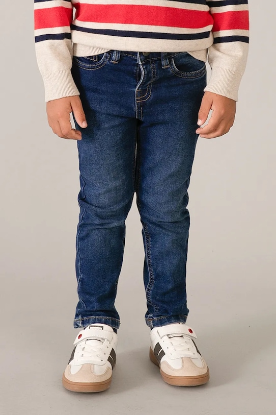 Mayoral jeansy dziecięce 3581.5E.Mini.PPY2 granatowy