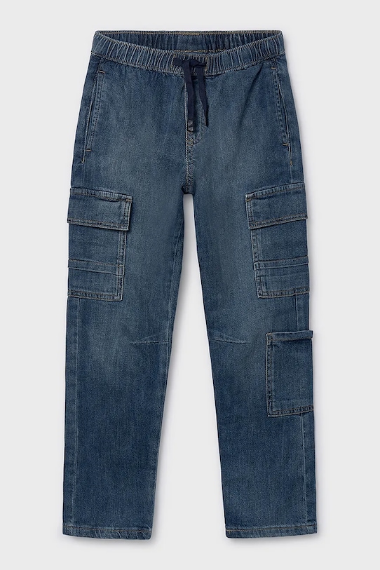 Mayoral jeansy dziecięce z regulacją niebieski 6570.7F.Junior.PPY2