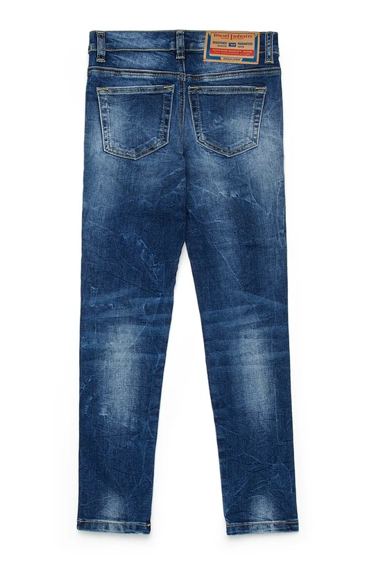 Diesel jeansy z bawełną dziecięce 2010-J TROUSERS J00808.KXBRA niebieski SS26