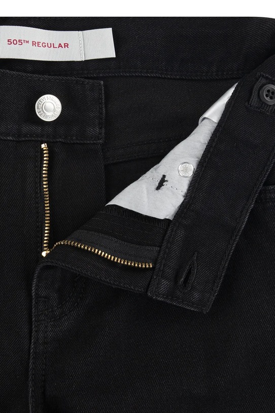 Otroške kavbojke Levi's 505 REGULAR FIT JEAN 9E5505 črna