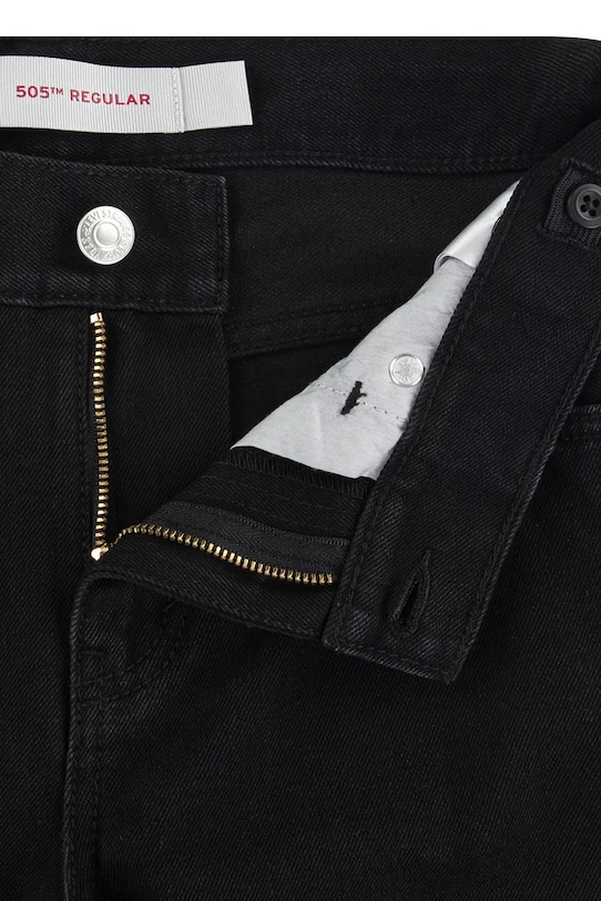 Otroške kavbojke Levi's 505 REGULAR FIT JEAN 9E5505 črna