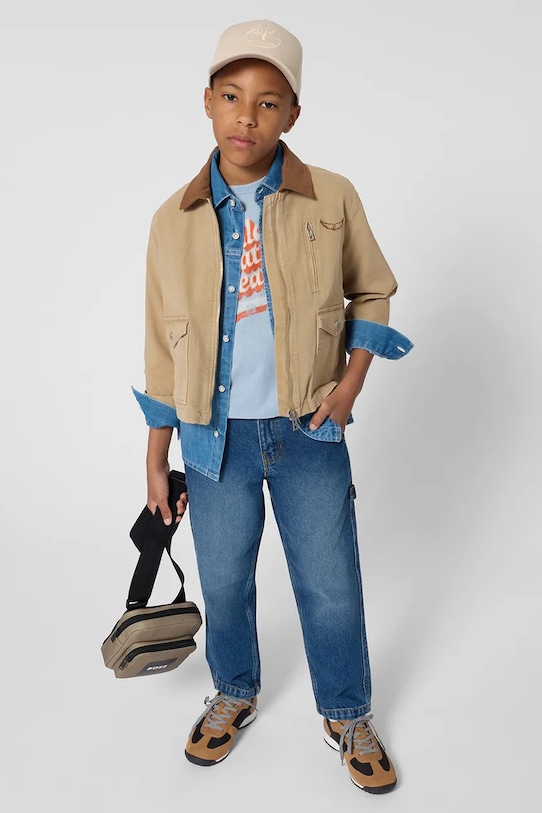 HUGO jeansy dziecięce niebieski G00985.114.150