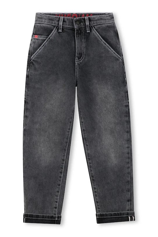 Παιδικά τζιν HUGO G00988.162.174 μαύρο SS26