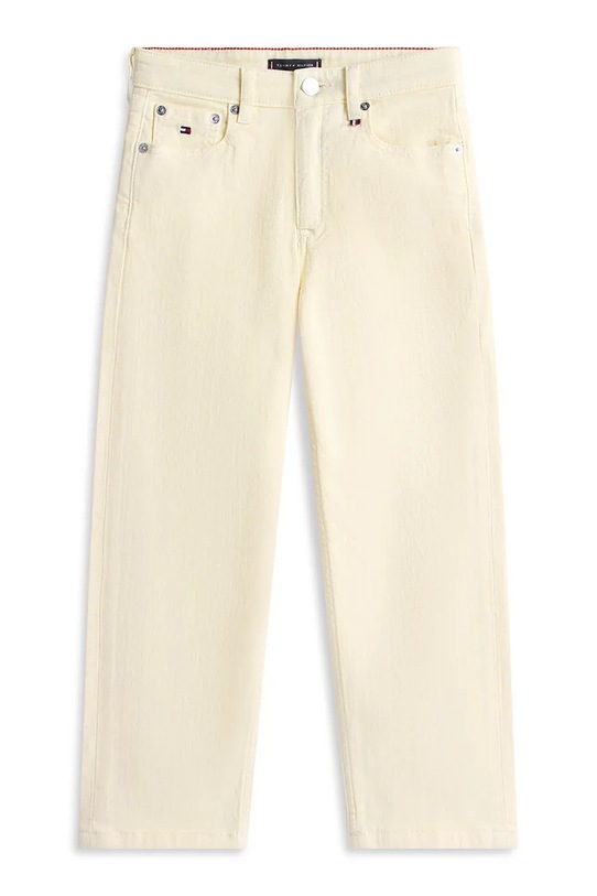 Tommy Hilfiger jeansy relaxed fit dziecięce RELAXED KB0KB10217.128.176.PPY2 beżowy SS26
