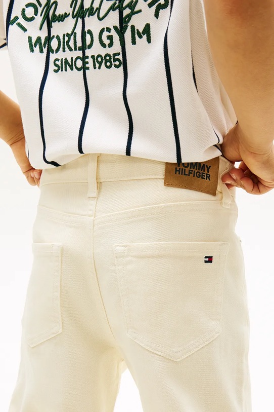 Tommy Hilfiger jeansy relaxed fit dziecięce RELAXED KB0KB10217.128.176.PPY2 beżowy